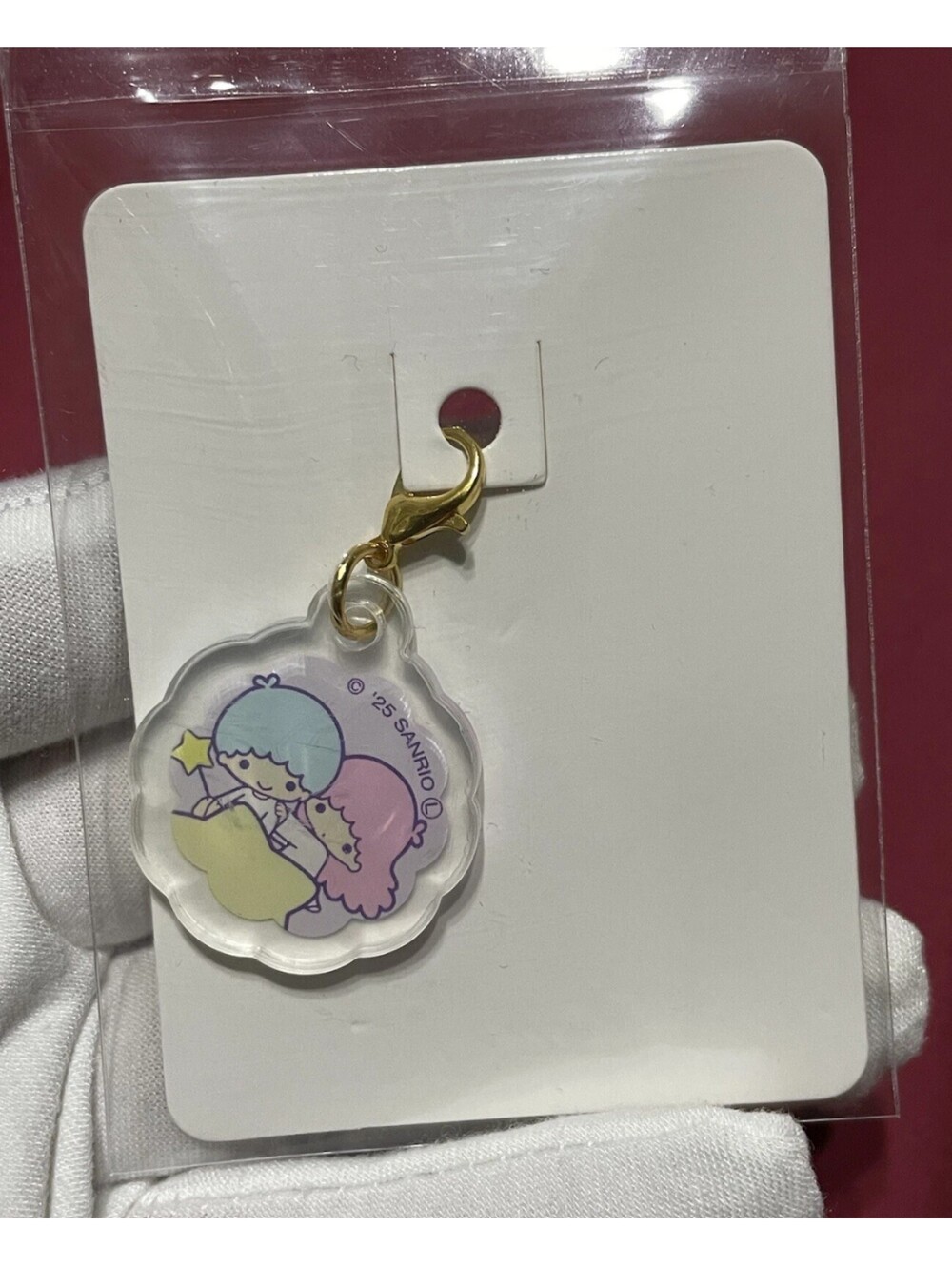 little twin stars Acrylic Keychain Sanrio 25' Japan Exclusive